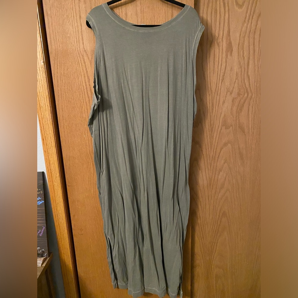 Sleeveless Olive Green Old Navy Dress